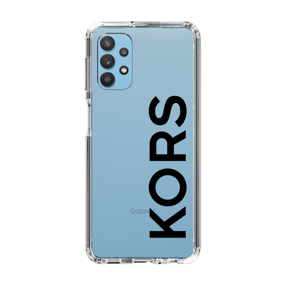 スリムプロテクションケース［ MICHAEL KORS - Logo - Black ］