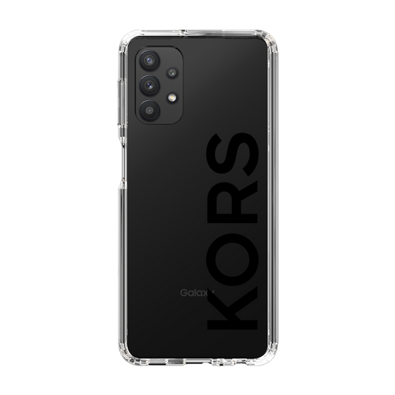 スリムプロテクションケース［ MICHAEL KORS - Logo - Black ］