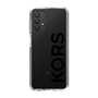 スリムプロテクションケース［ MICHAEL KORS - Logo - Black ］