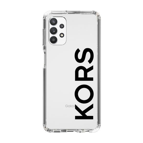 スリムプロテクションケース［ MICHAEL KORS - Logo - Black ］