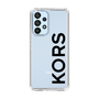 スリムプロテクションケース［ MICHAEL KORS - Logo - Black ］