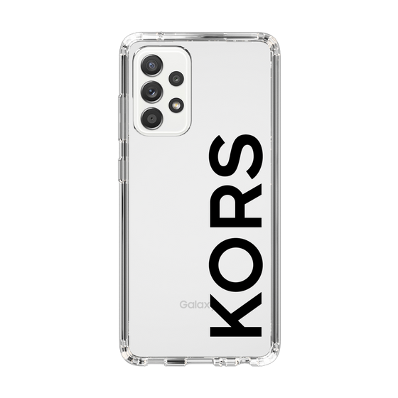 スリムプロテクションケース［ MICHAEL KORS - Logo - Black ］