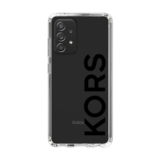 スリムプロテクションケース［ MICHAEL KORS - Logo - Black ］