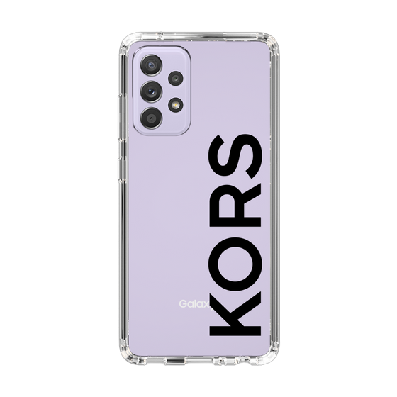 スリムプロテクションケース［ MICHAEL KORS - Logo - Black ］
