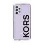 スリムプロテクションケース［ MICHAEL KORS - Logo - Black ］
