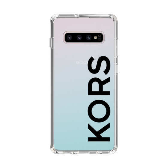 スリムプロテクションケース［ MICHAEL KORS - Logo - Black ］