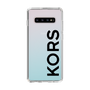 スリムプロテクションケース［ MICHAEL KORS - Logo - Black ］