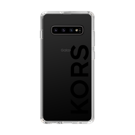 スリムプロテクションケース［ MICHAEL KORS - Logo - Black ］