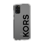 スリムプロテクションケース［ MICHAEL KORS - Logo - Black ］
