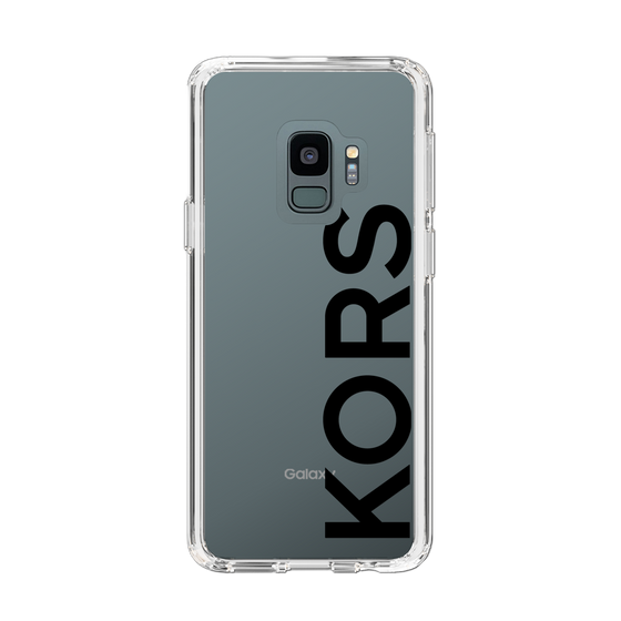 スリムプロテクションケース［ MICHAEL KORS - Logo - Black ］