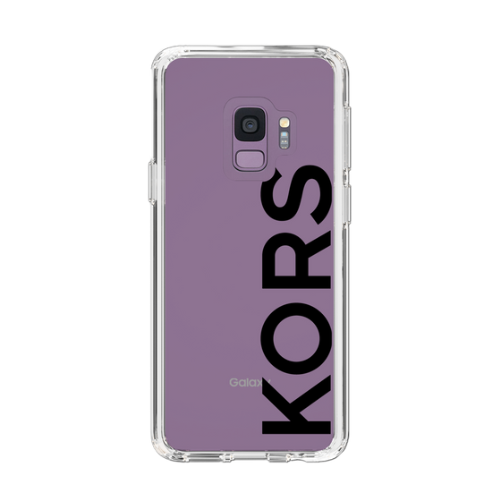 スリムプロテクションケース［ MICHAEL KORS - Logo - Black ］