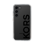 スリムプロテクションケース［ MICHAEL KORS - Logo - Black ］