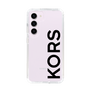 スリムプロテクションケース［ MICHAEL KORS - Logo - Black ］
