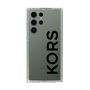 スリムプロテクションケース［ MICHAEL KORS - Logo - Black ］