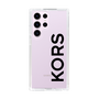 スリムプロテクションケース［ MICHAEL KORS - Logo - Black ］