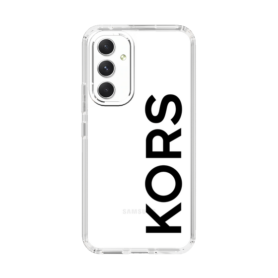 スリムプロテクションケース［ MICHAEL KORS - Logo - Black ］
