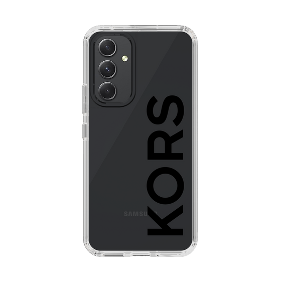 スリムプロテクションケース［ MICHAEL KORS - Logo - Black ］