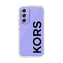 スリムプロテクションケース［ MICHAEL KORS - Logo - Black ］