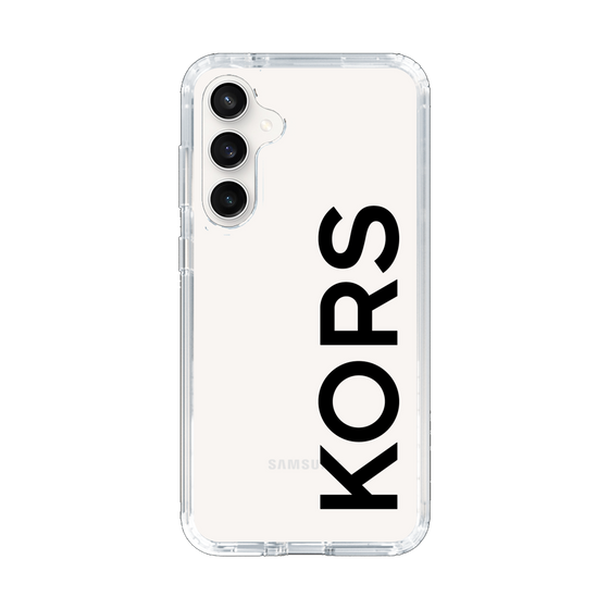 スリムプロテクションケース［ MICHAEL KORS - Logo - Black ］