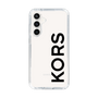 スリムプロテクションケース［ MICHAEL KORS - Logo - Black ］