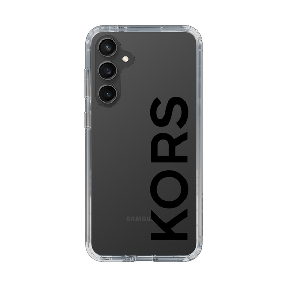 スリムプロテクションケース［ MICHAEL KORS - Logo - Black ］