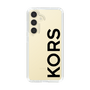 スリムプロテクションケース［ MICHAEL KORS - Logo - Black ］
