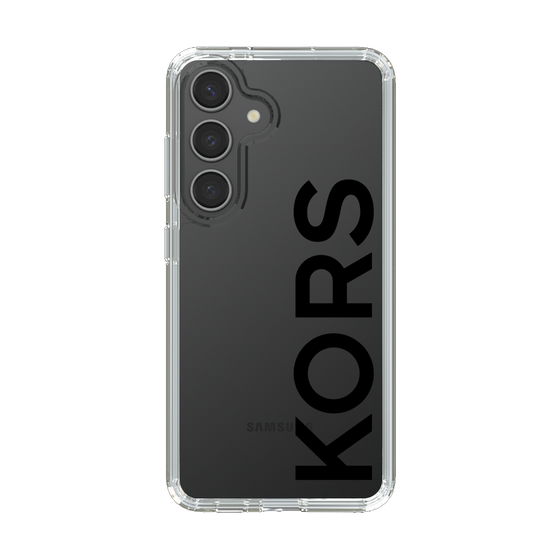 スリムプロテクションケース［ MICHAEL KORS - Logo - Black ］