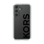 スリムプロテクションケース［ MICHAEL KORS - Logo - Black ］