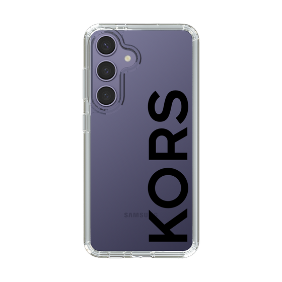 スリムプロテクションケース［ MICHAEL KORS - Logo - Black ］