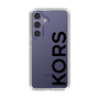 スリムプロテクションケース［ MICHAEL KORS - Logo - Black ］