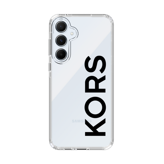 スリムプロテクションケース［ MICHAEL KORS - Logo - Black ］