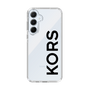 スリムプロテクションケース［ MICHAEL KORS - Logo - Black ］