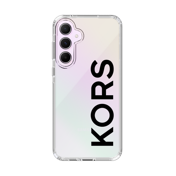 スリムプロテクションケース［ MICHAEL KORS - Logo - Black ］