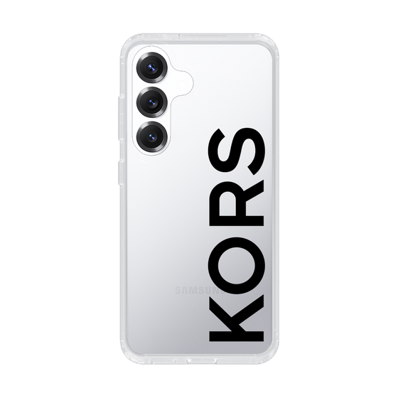 スリムプロテクションケース［ MICHAEL KORS - Logo - Black ］