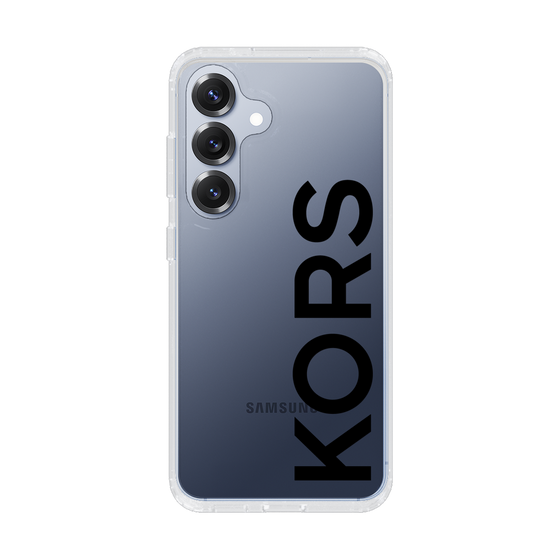 スリムプロテクションケース［ MICHAEL KORS - Logo - Black ］