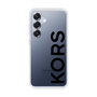 スリムプロテクションケース［ MICHAEL KORS - Logo - Black ］