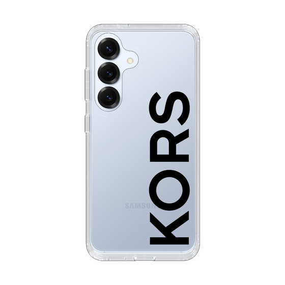 スリムプロテクションケース［ MICHAEL KORS - Logo - Black ］
