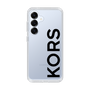 スリムプロテクションケース［ MICHAEL KORS - Logo - Black ］
