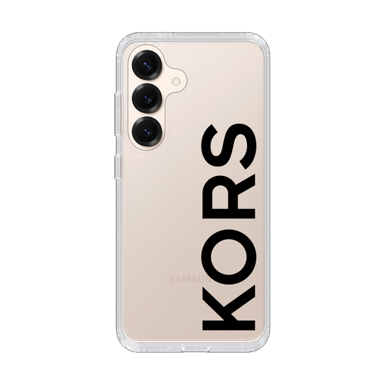 スリムプロテクションケース［ MICHAEL KORS - Logo - Black ］