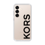 スリムプロテクションケース［ MICHAEL KORS - Logo - Black ］