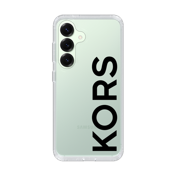 スリムプロテクションケース［ MICHAEL KORS - Logo - Black ］
