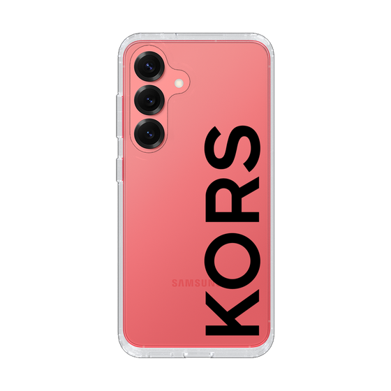 スリムプロテクションケース［ MICHAEL KORS - Logo - Black ］