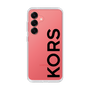スリムプロテクションケース［ MICHAEL KORS - Logo - Black ］