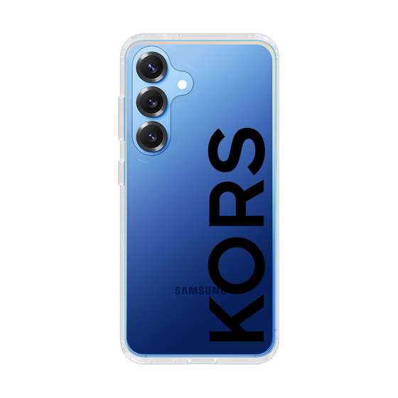 スリムプロテクションケース［ MICHAEL KORS - Logo - Black ］