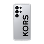 スリムプロテクションケース［ MICHAEL KORS - Logo - Black ］