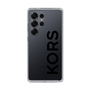 スリムプロテクションケース［ MICHAEL KORS - Logo - Black ］