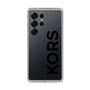 スリムプロテクションケース［ MICHAEL KORS - Logo - Black ］