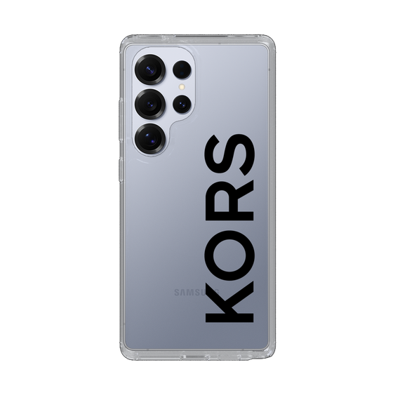 スリムプロテクションケース［ MICHAEL KORS - Logo - Black ］