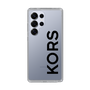 スリムプロテクションケース［ MICHAEL KORS - Logo - Black ］