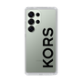 スリムプロテクションケース［ MICHAEL KORS - Logo - Black ］